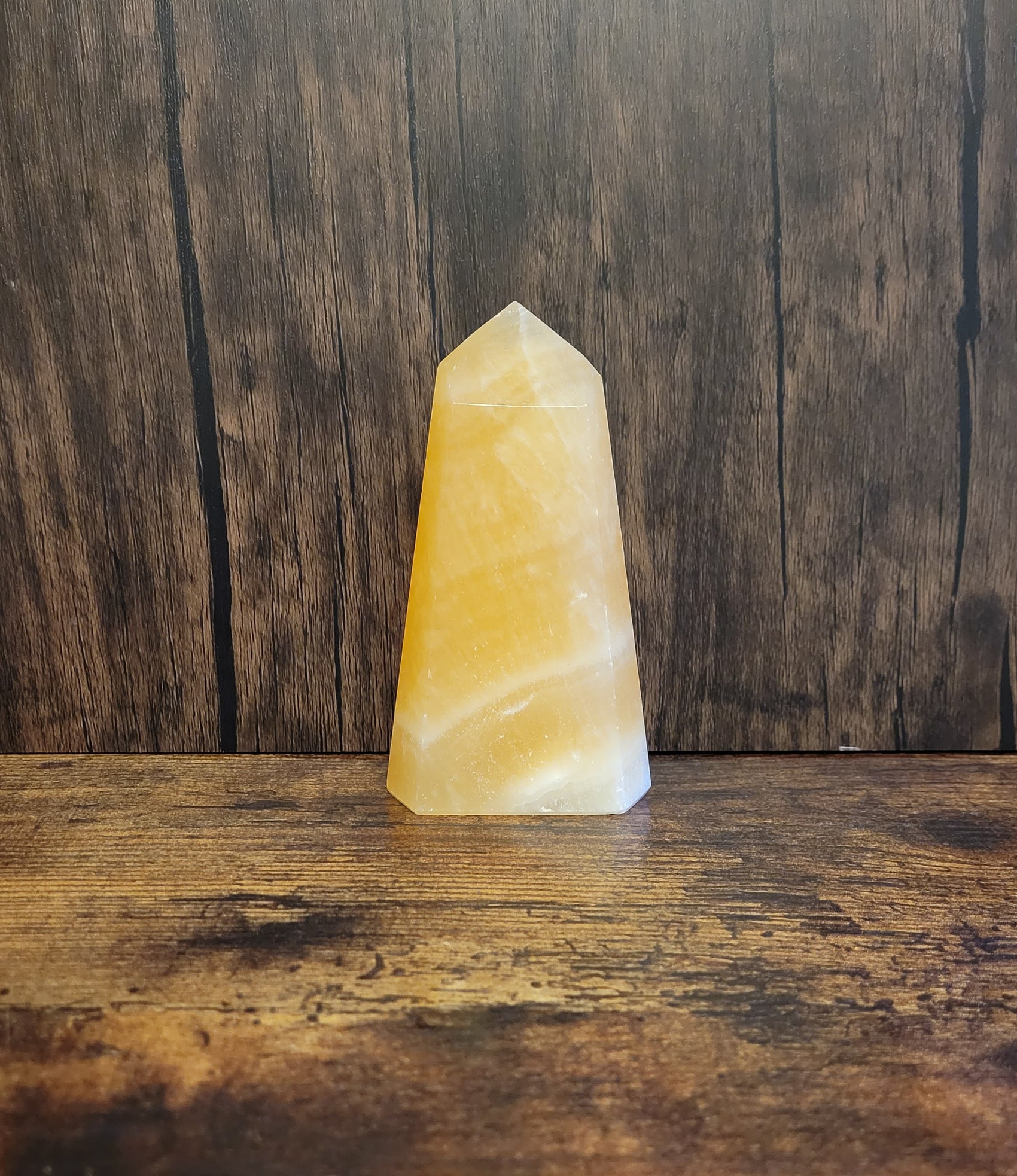 Orange Calcite Tower