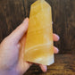 Orange Calcite Tower