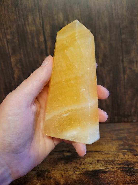 Orange Calcite Tower