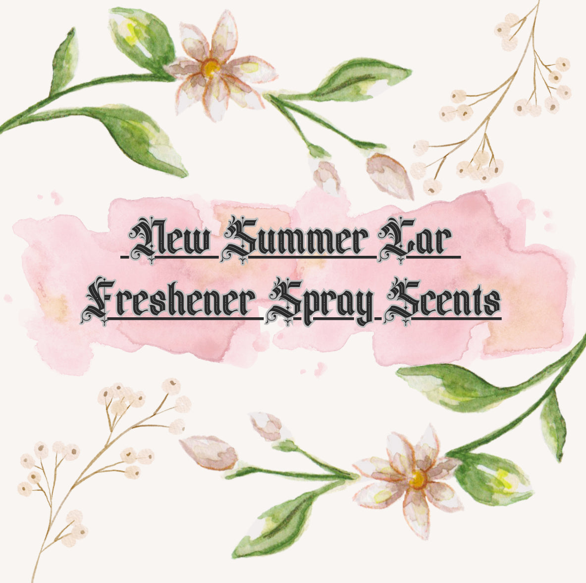 Car Freshener Spray