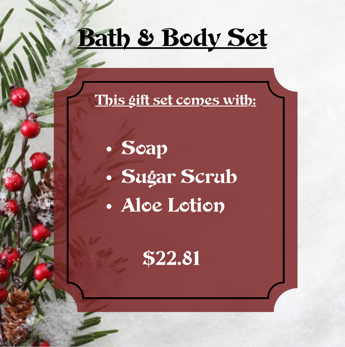 Bath & Body Gift Set