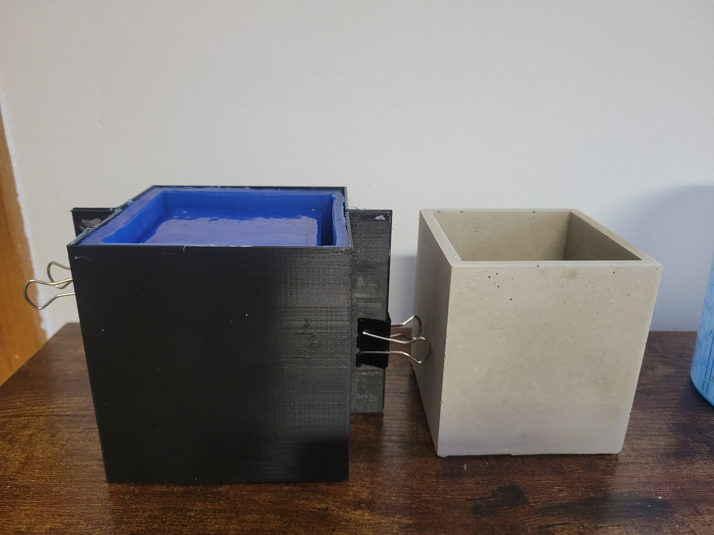 3x3x3 candle mold with lid