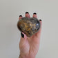 Black Moonstone Heart