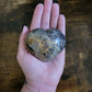 Black Moonstone Heart