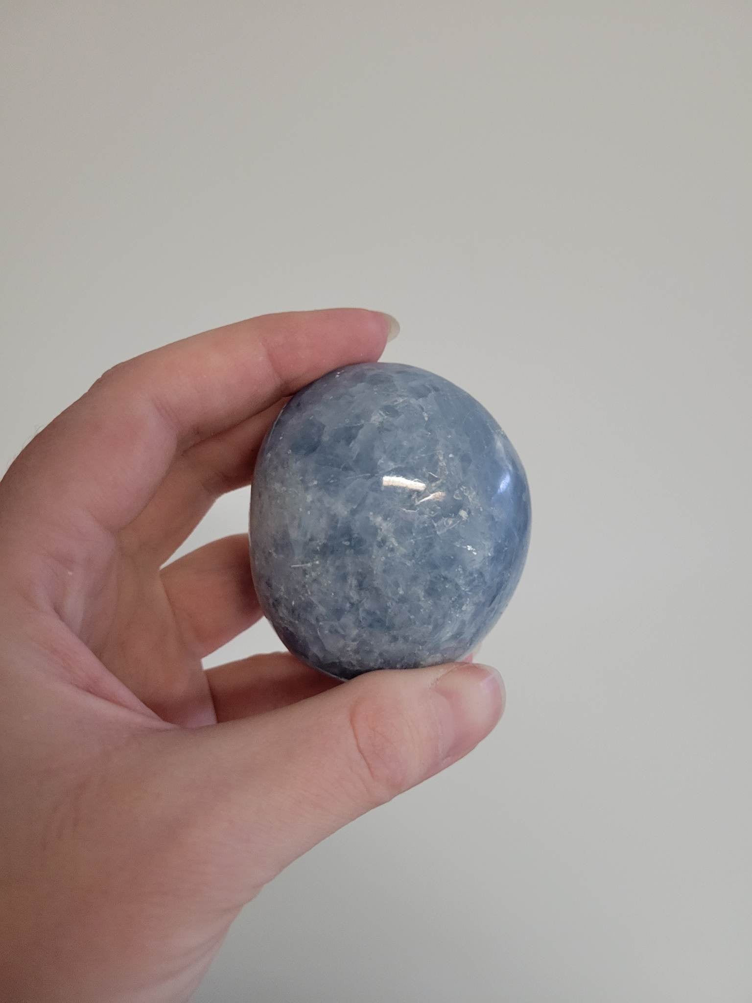 Blue Calcite Palm