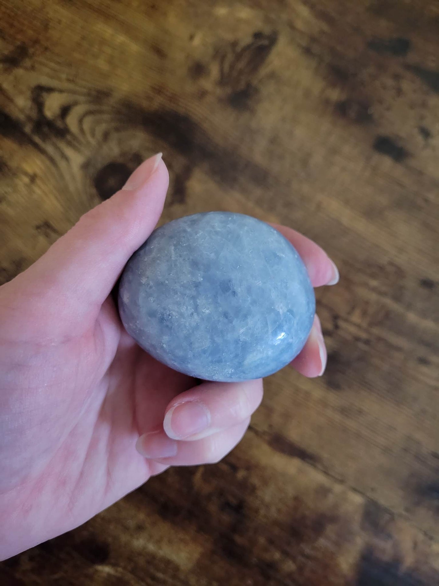 Blue Calcite Palm