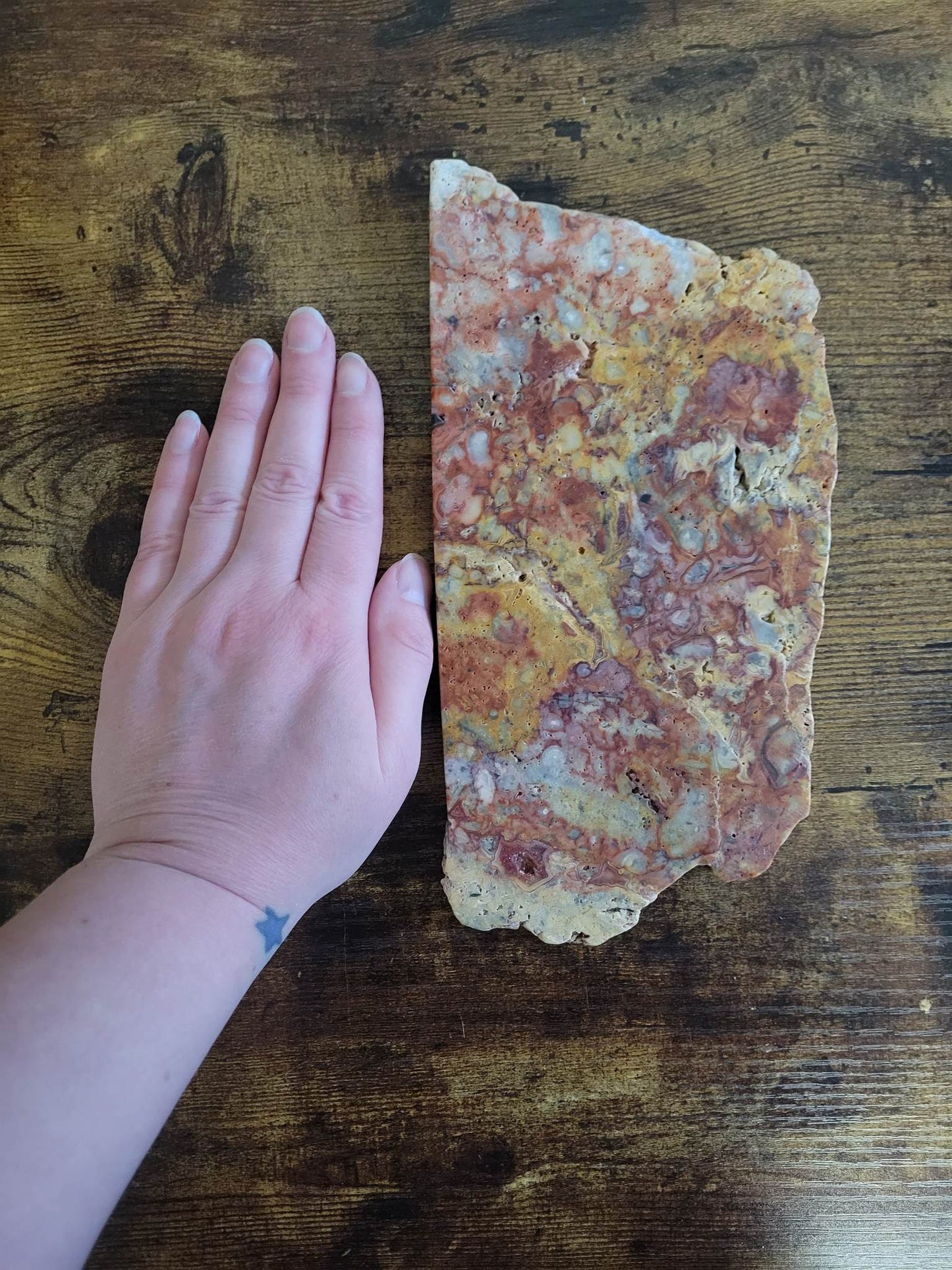 Large Crazy Lace Agate Slab