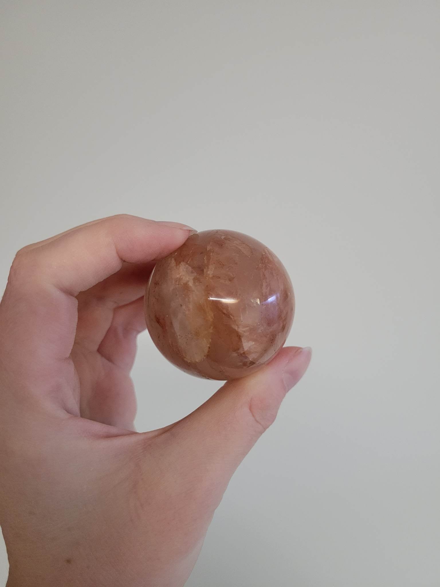 Fire Quartz Sphere