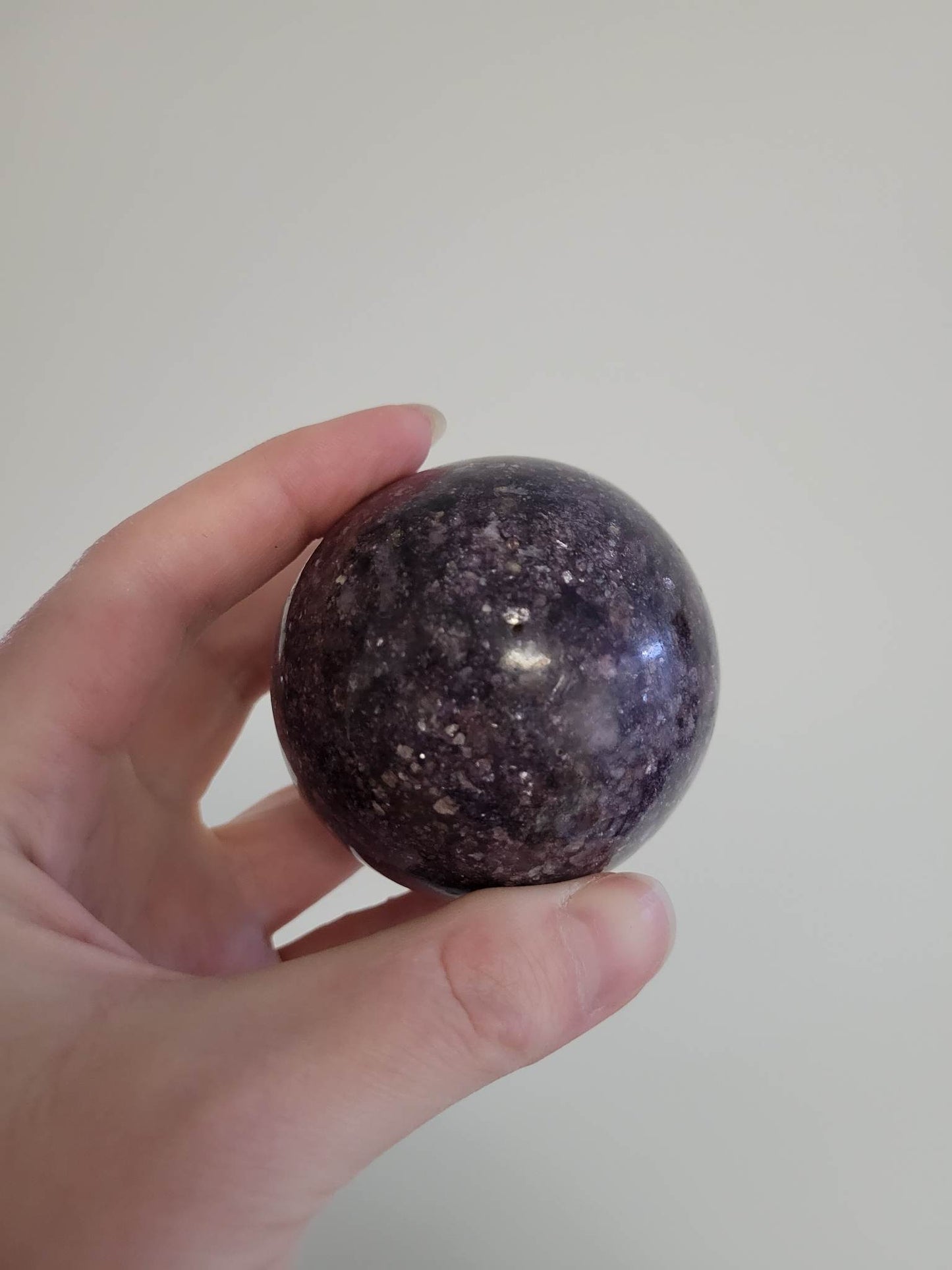 Lepidolite Sphere