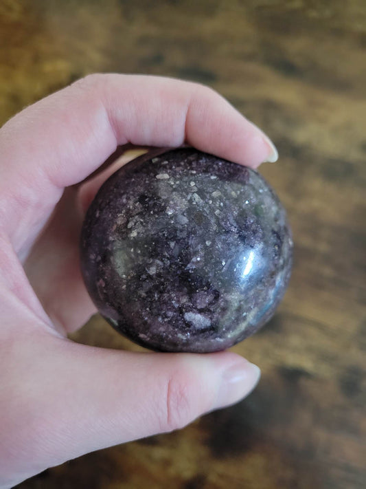 Lepidolite Sphere